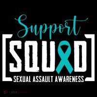 Support Squad Sexual Assault Awareness Month Support Victim Long Sleeve Shirt thumb 2
