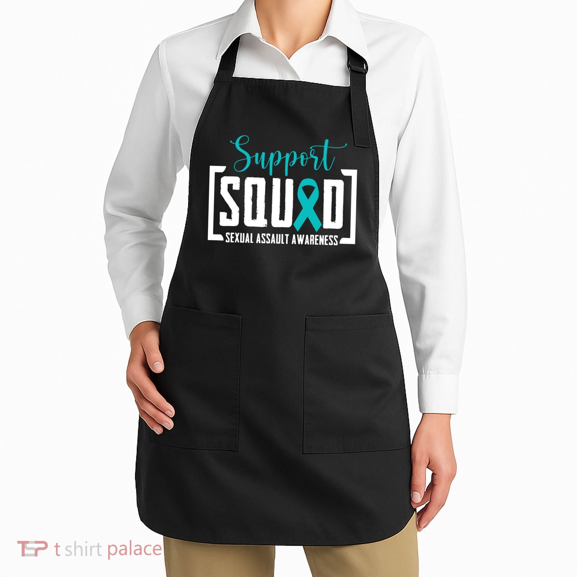 Support Squad Sexual Assault Awareness Month Support Victim Apron