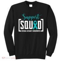 Support Squad Sexual Assault Awareness Month Support Victim Sweatshirt thumb 0