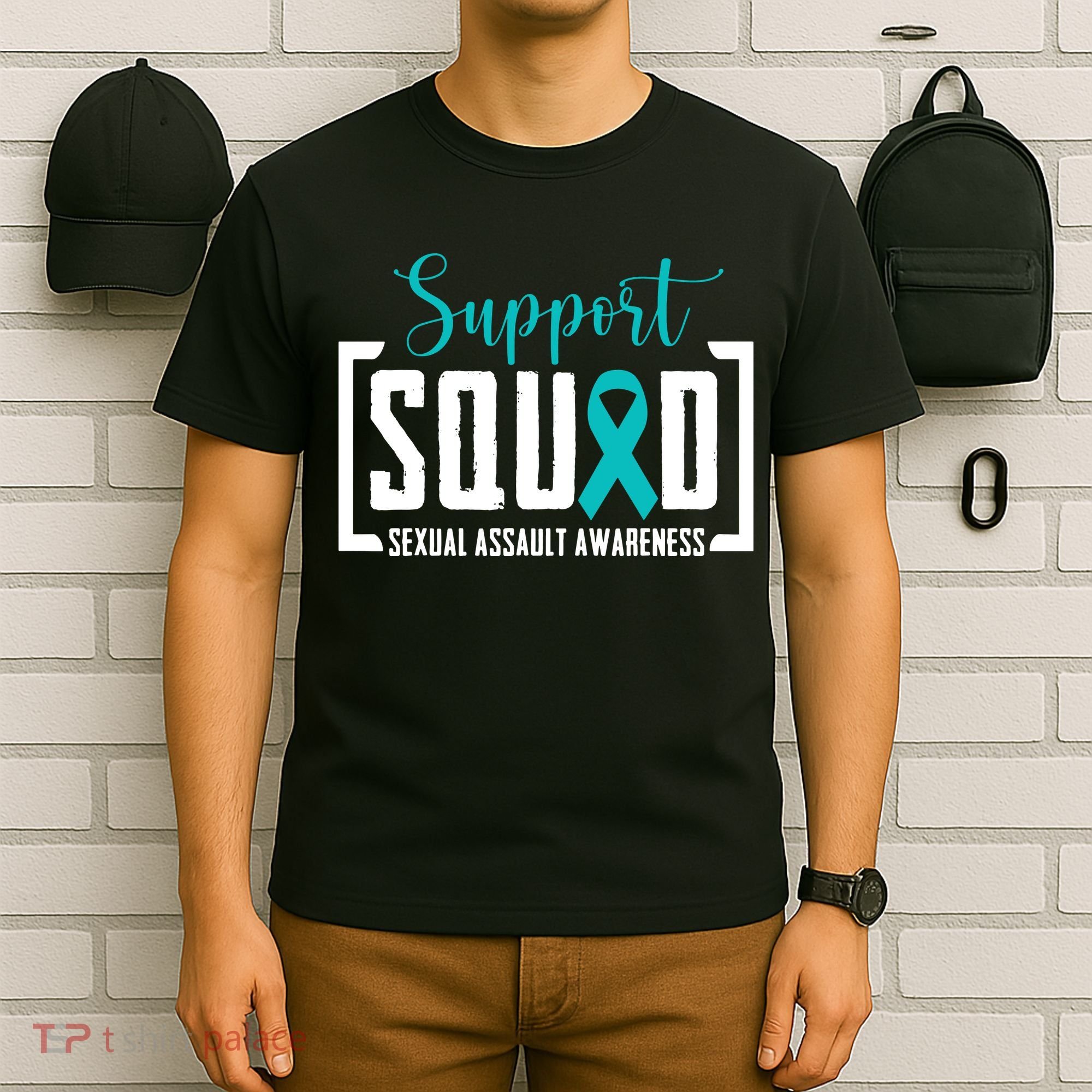 Support Squad Sexual Assault Awareness Month Support Victim T-Shirt