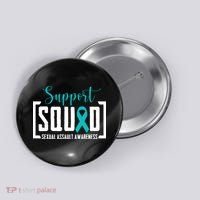 Support Squad Sexual Assault Awareness Month Support Victim Button thumb 0