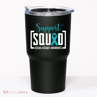 Support Squad Sexual Assault Awareness Month Support Victim Tumbler
