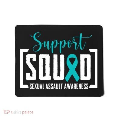 Support Squad Sexual Assault Awareness Month Support Victim Mousepad