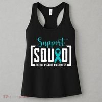 Support Squad Sexual Assault Awareness Month Support Victim Women's Tank Top thumb 3