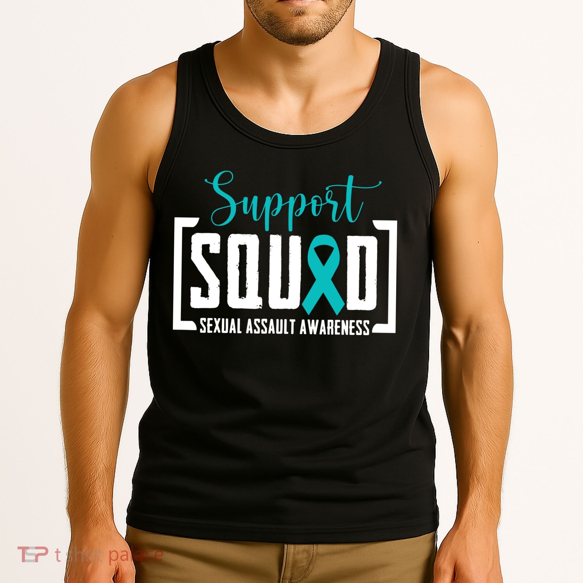 Support Squad Sexual Assault Awareness Month Support Victim Tank Top