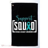 Support Squad Sexual Assault Awareness Month Support Victim Golf Towel thumb 0