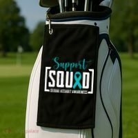 Support Squad Sexual Assault Awareness Month Support Victim Golf Towel thumb 2