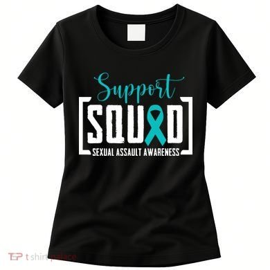 Support Squad Sexual Assault Awareness Month Support Victim Women's T-Shirt