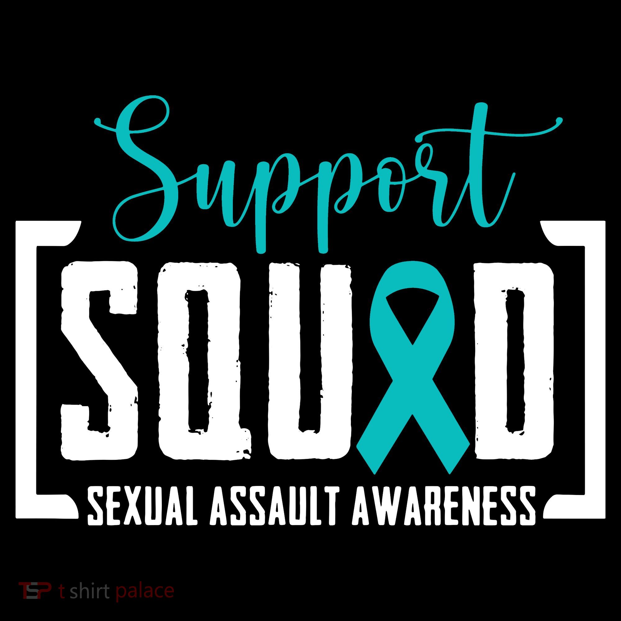 Support Squad Sexual Assault Awareness Month Support Victim Kids Sweatshirt