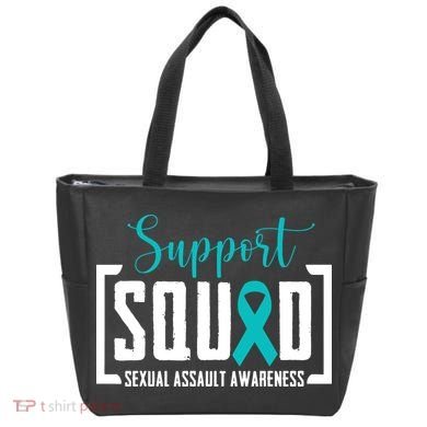 Support Squad Sexual Assault Awareness Month Support Victim Tote Bag