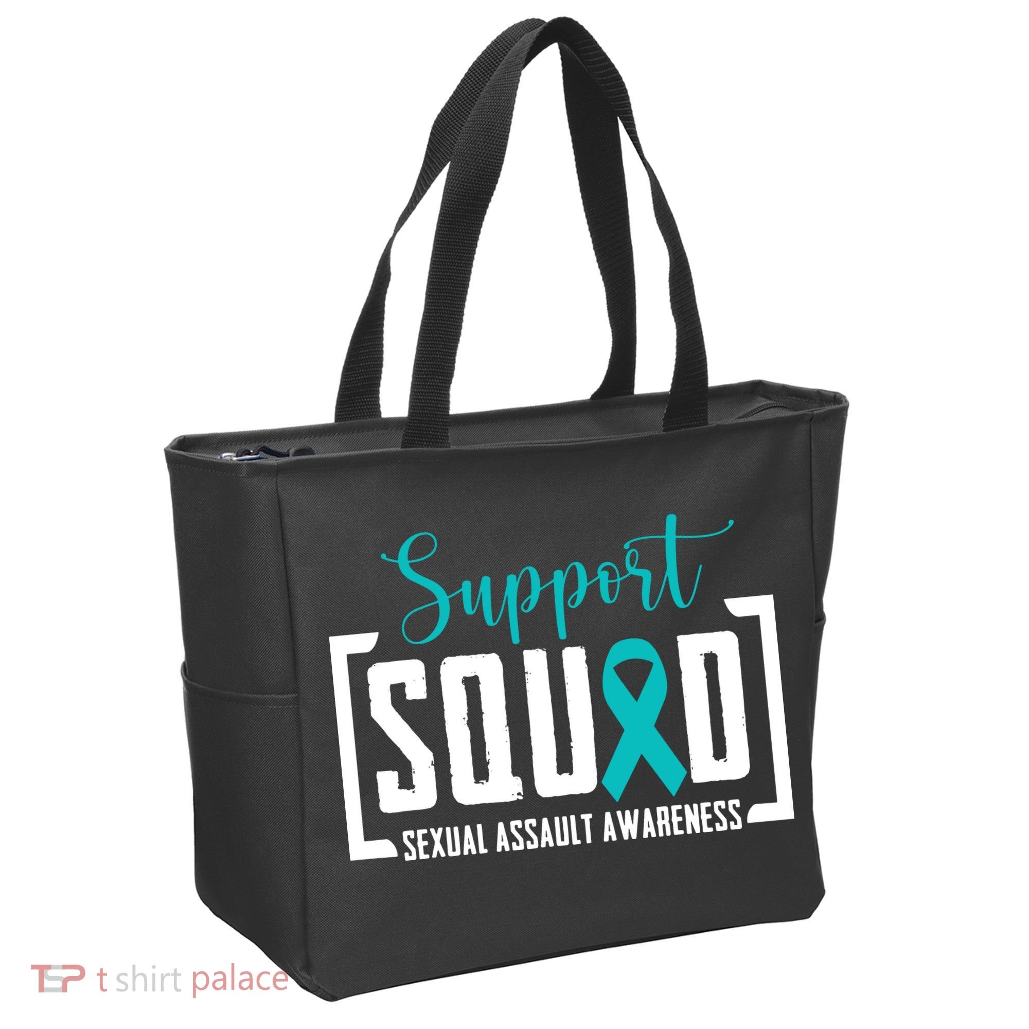 Support Squad Sexual Assault Awareness Month Support Victim Tote Bag
