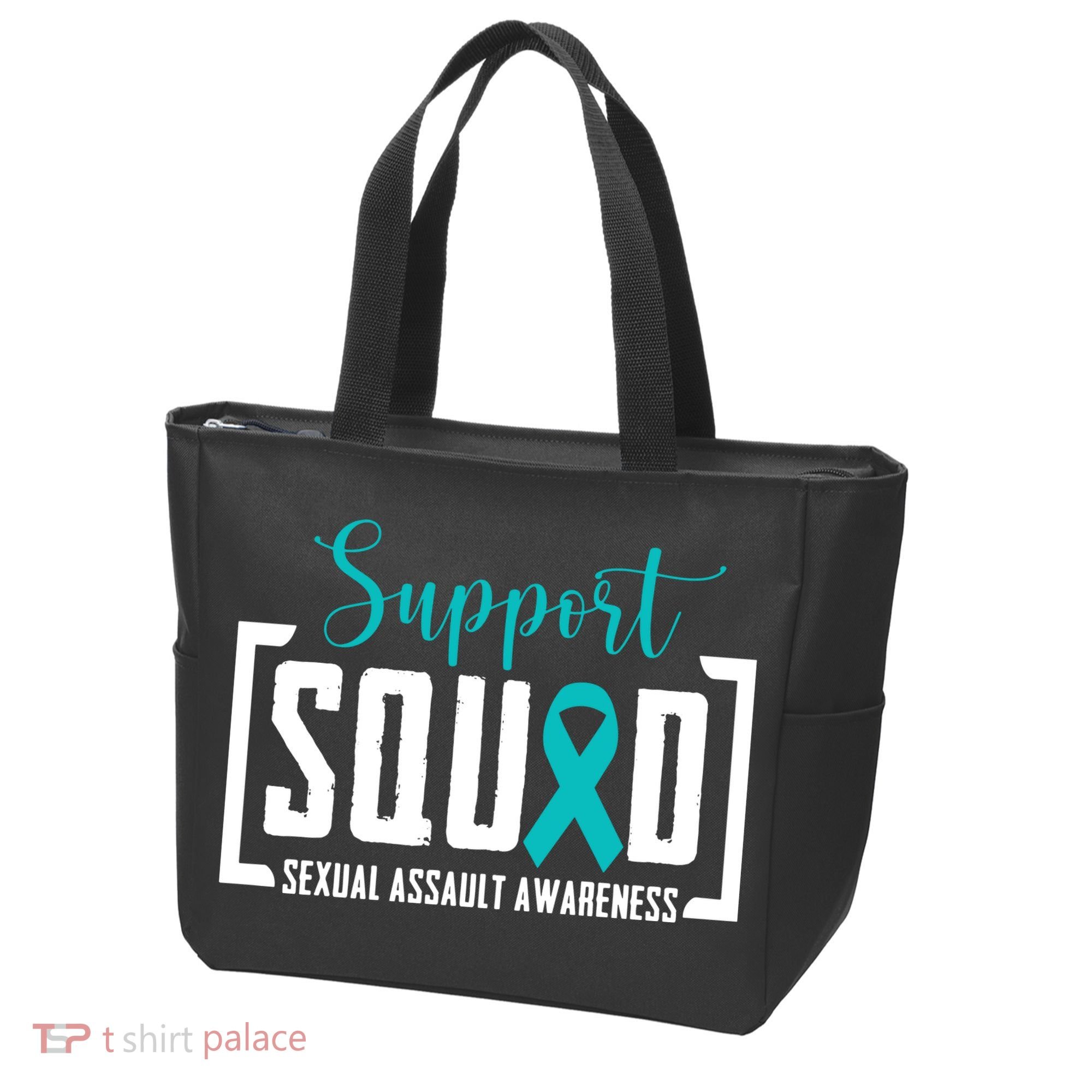 Support Squad Sexual Assault Awareness Month Support Victim Tote Bag