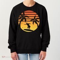 Summer Surf Sunset Retro Women's Sweatshirt thumb 0