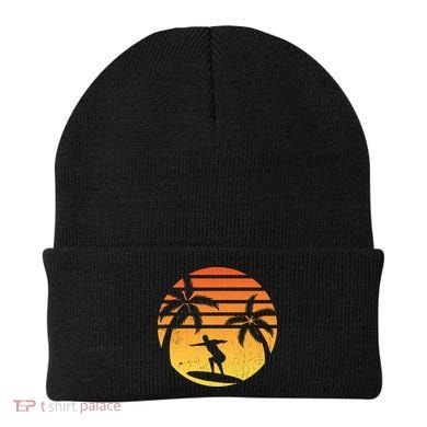 Summer Surf Sunset Retro Beanie