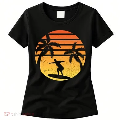 Summer Surf Sunset Retro Women's T-Shirt