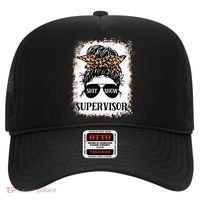 Shit Show Supervisor  Casual Messy Bun Bleached Hat thumb 0