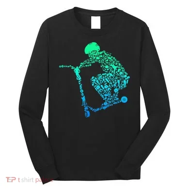 Scooter Stunt Long Sleeve Shirt