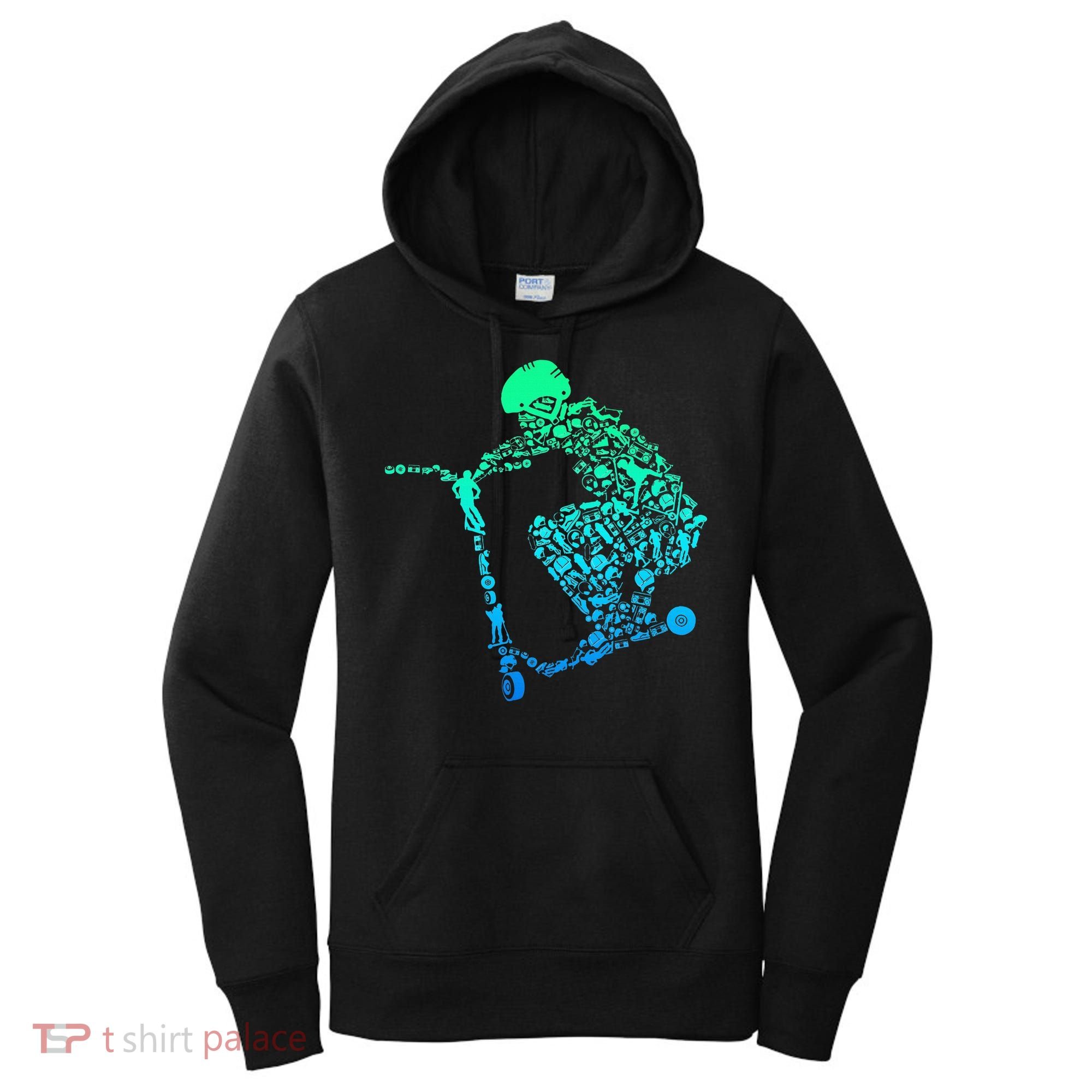 Scooter Stunt Women's Hoodie
