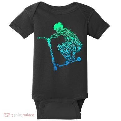 Scooter Stunt Baby Bodysuit