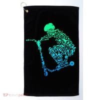 Scooter Stunt Golf Towel thumb 0