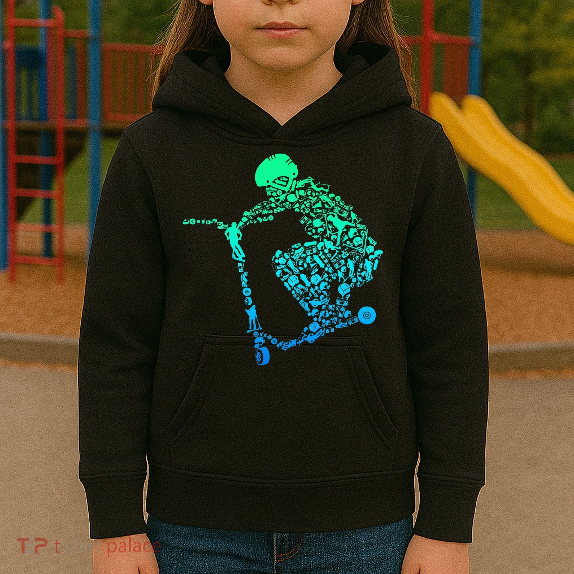 Scooter Stunt Kids Hoodie