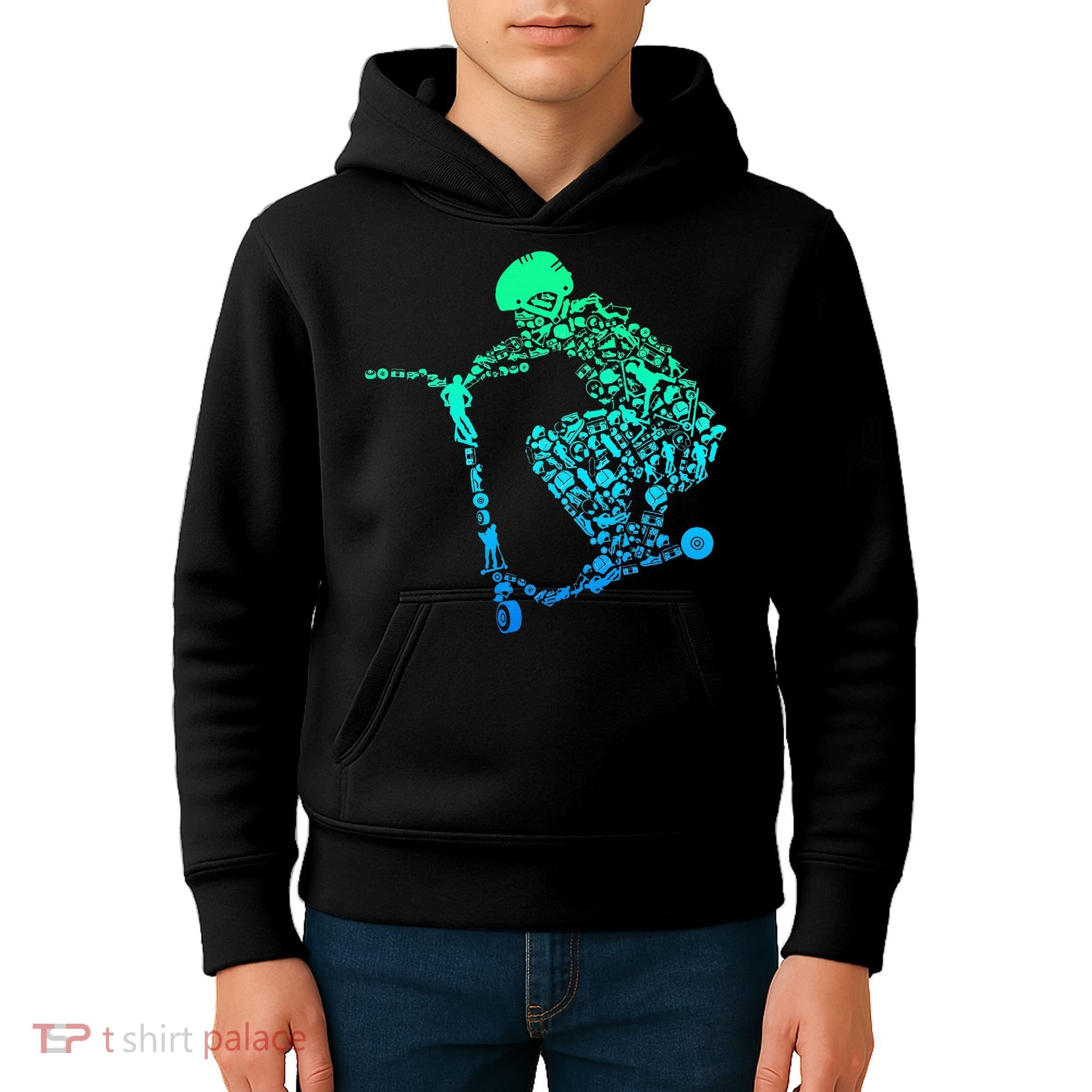Scooter Stunt Kids Hoodie