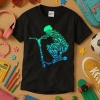 Scooter Stunt Kids T-Shirt thumb 3