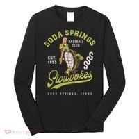 Soda Springs Slowpokes Retro Minor League Baseball Team Long Sleeve Shirt thumb 0