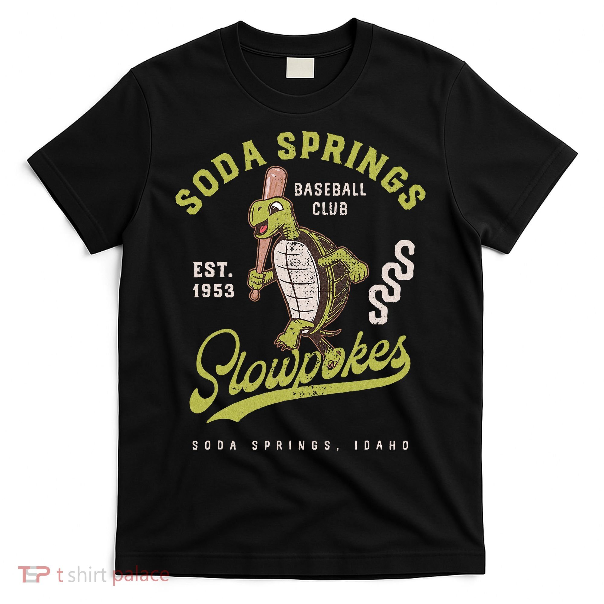 Soda Springs Slowpokes Retro Minor League Baseball Team T-Shirt