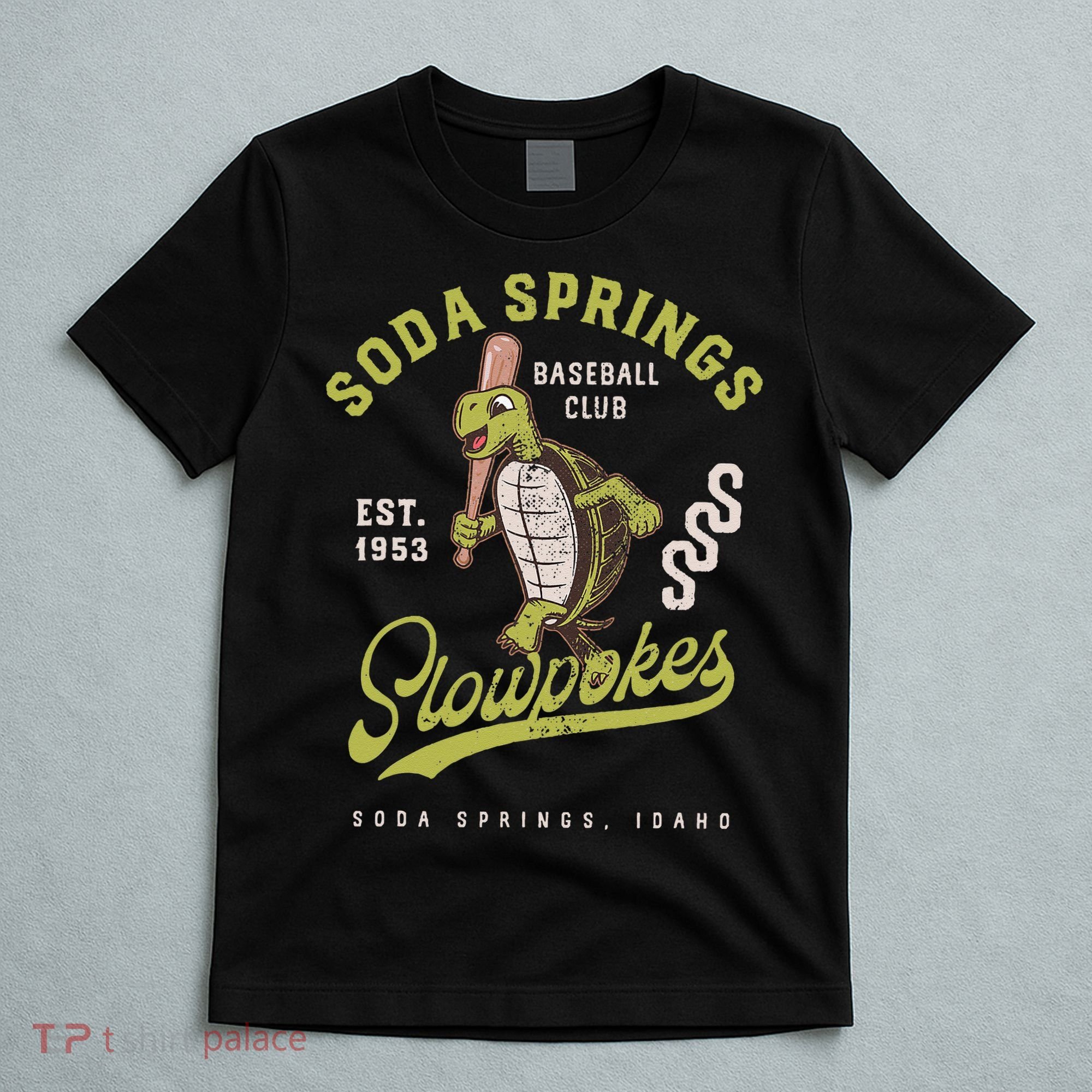 Soda Springs Slowpokes Retro Minor League Baseball Team T-Shirt