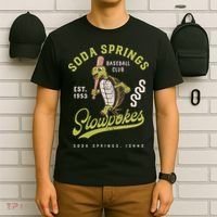 Soda Springs Slowpokes Retro Minor League Baseball Team T-Shirt thumb 6