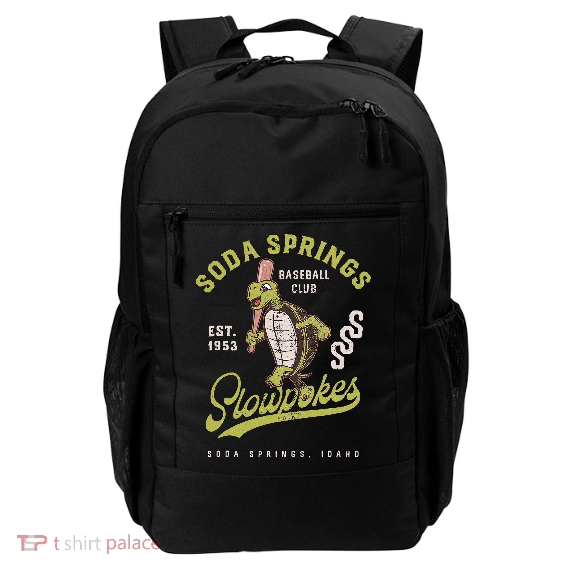 Soda Springs Slowpokes Retro Minor League Baseball Team Backpack