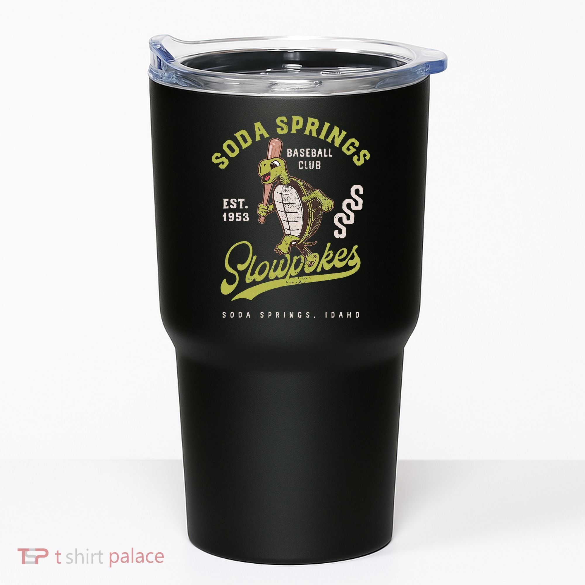 Soda Springs Slowpokes Retro Minor League Baseball Team Tumbler