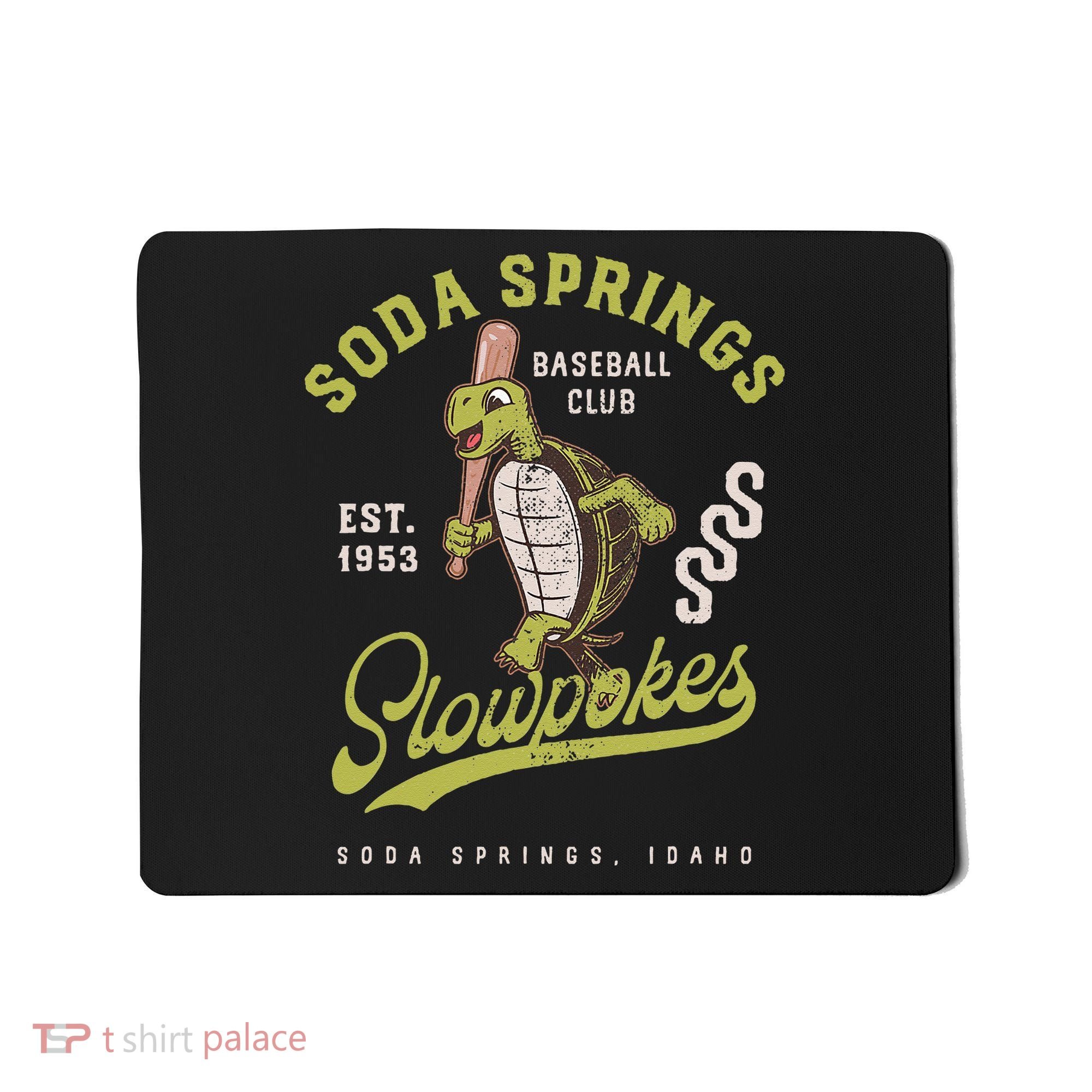 Soda Springs Slowpokes Retro Minor League Baseball Team Mousepad