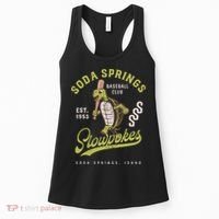 Soda Springs Slowpokes Retro Minor League Baseball Team Women's Tank Top thumb 0