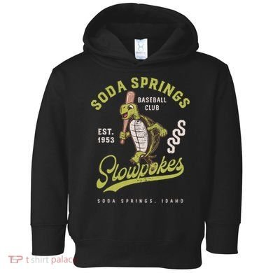 Soda Springs Slowpokes Retro Minor League Baseball Team Toddler Hoodie