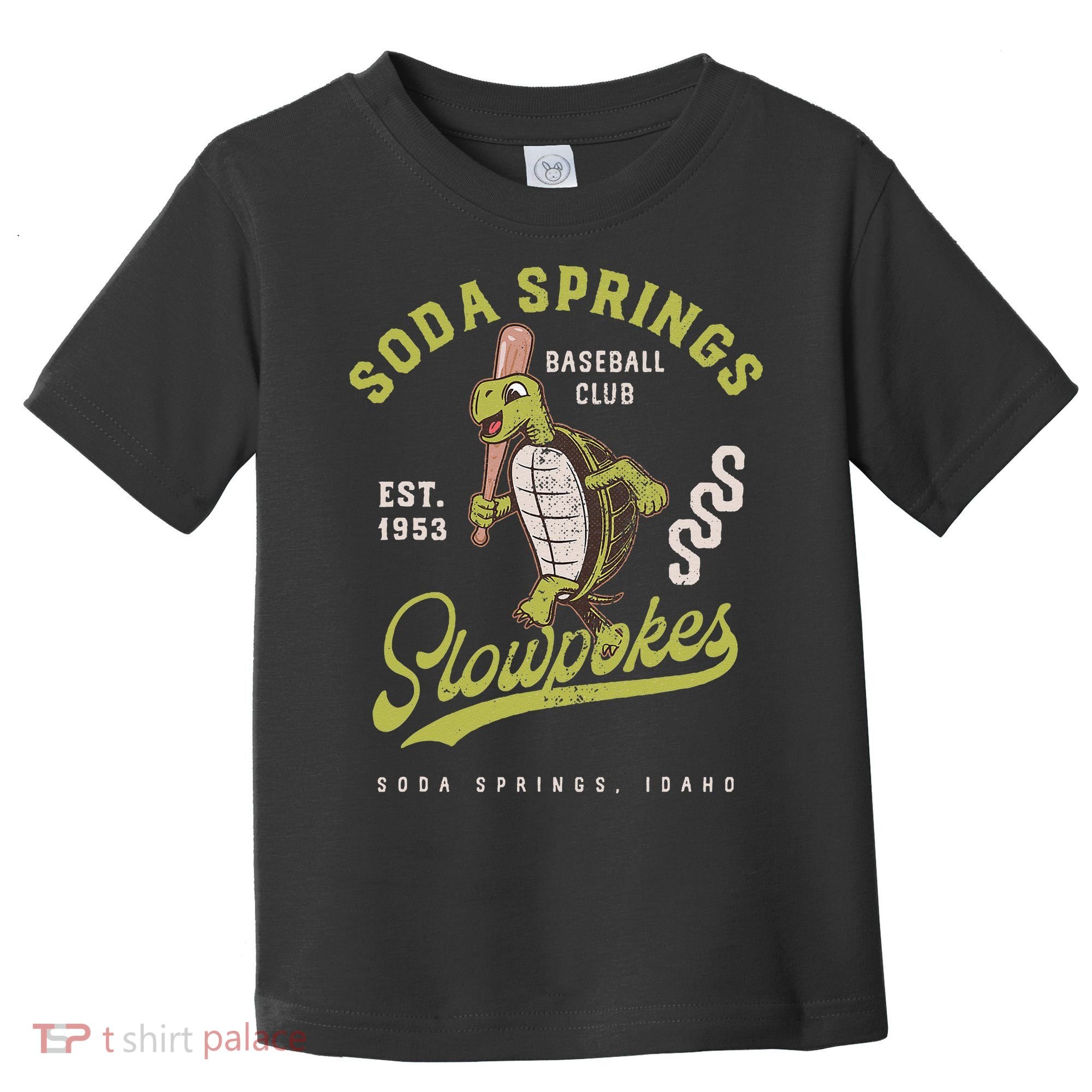 Soda Springs Slowpokes Retro Minor League Baseball Team Toddler T-Shirt