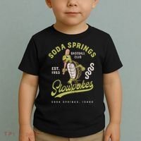 Soda Springs Slowpokes Retro Minor League Baseball Team Toddler T-Shirt thumb 2