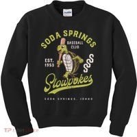 Soda Springs Slowpokes Retro Minor League Baseball Team Kids Sweatshirt thumb 0