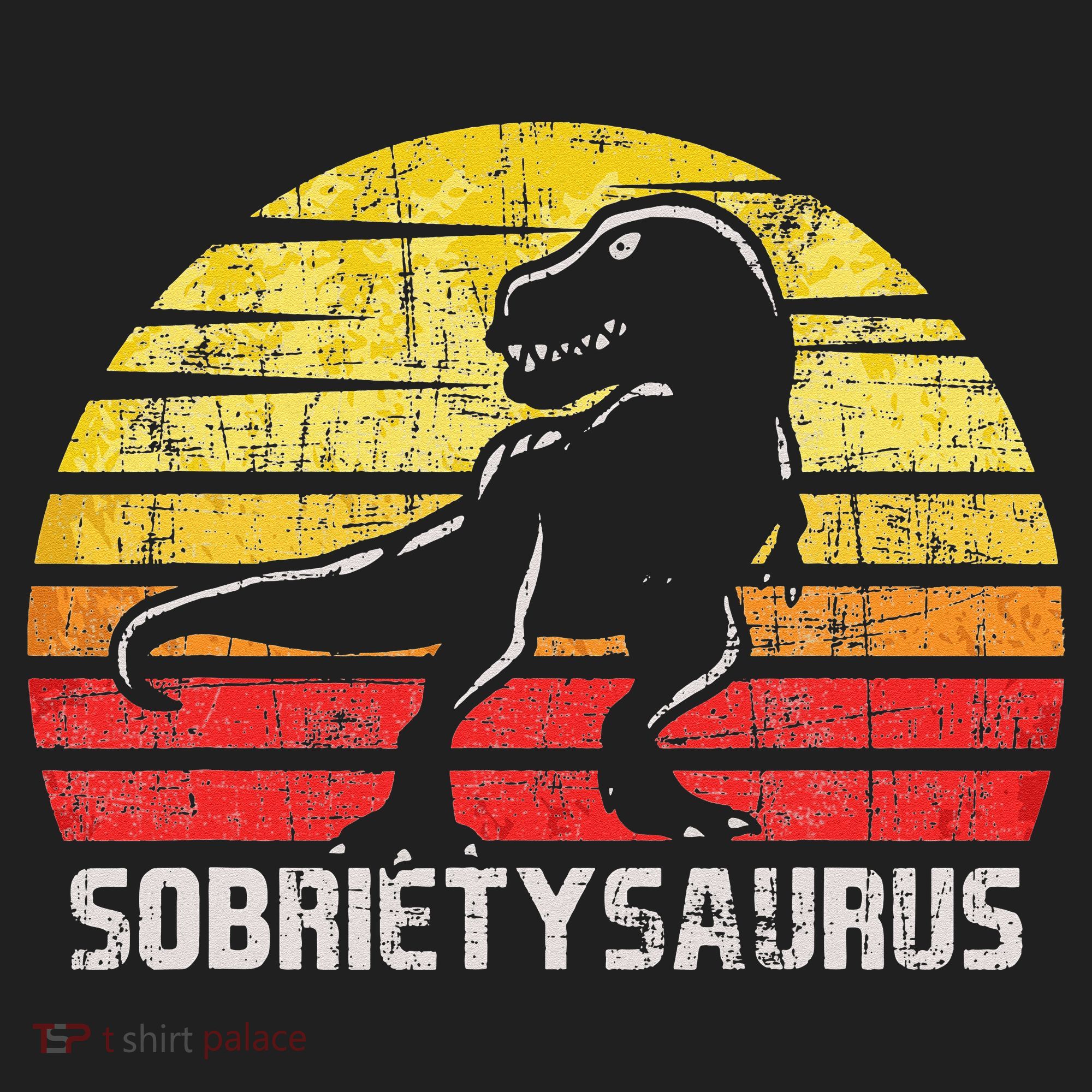 Sobrietysaurus Sober Sobriety Anniversary Recovery AA NA Women's Sweatshirt
