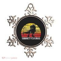 Sobrietysaurus Sober Sobriety Anniversary Recovery AA NA Ornament thumb 0