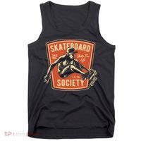 Skate Skater Skateboard Skating Tank Top thumb 0