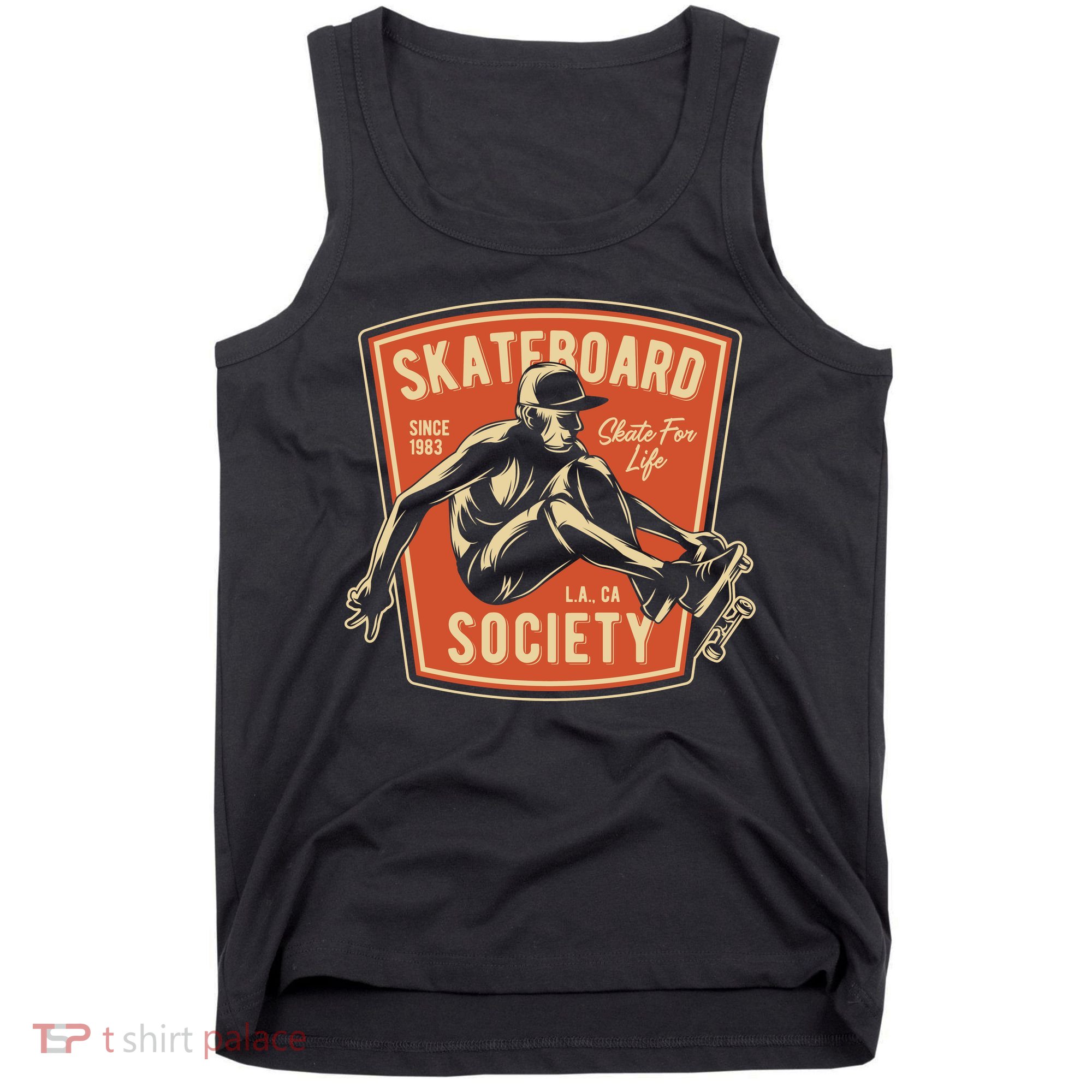 Skate Skater Skateboard Skating Tank Top