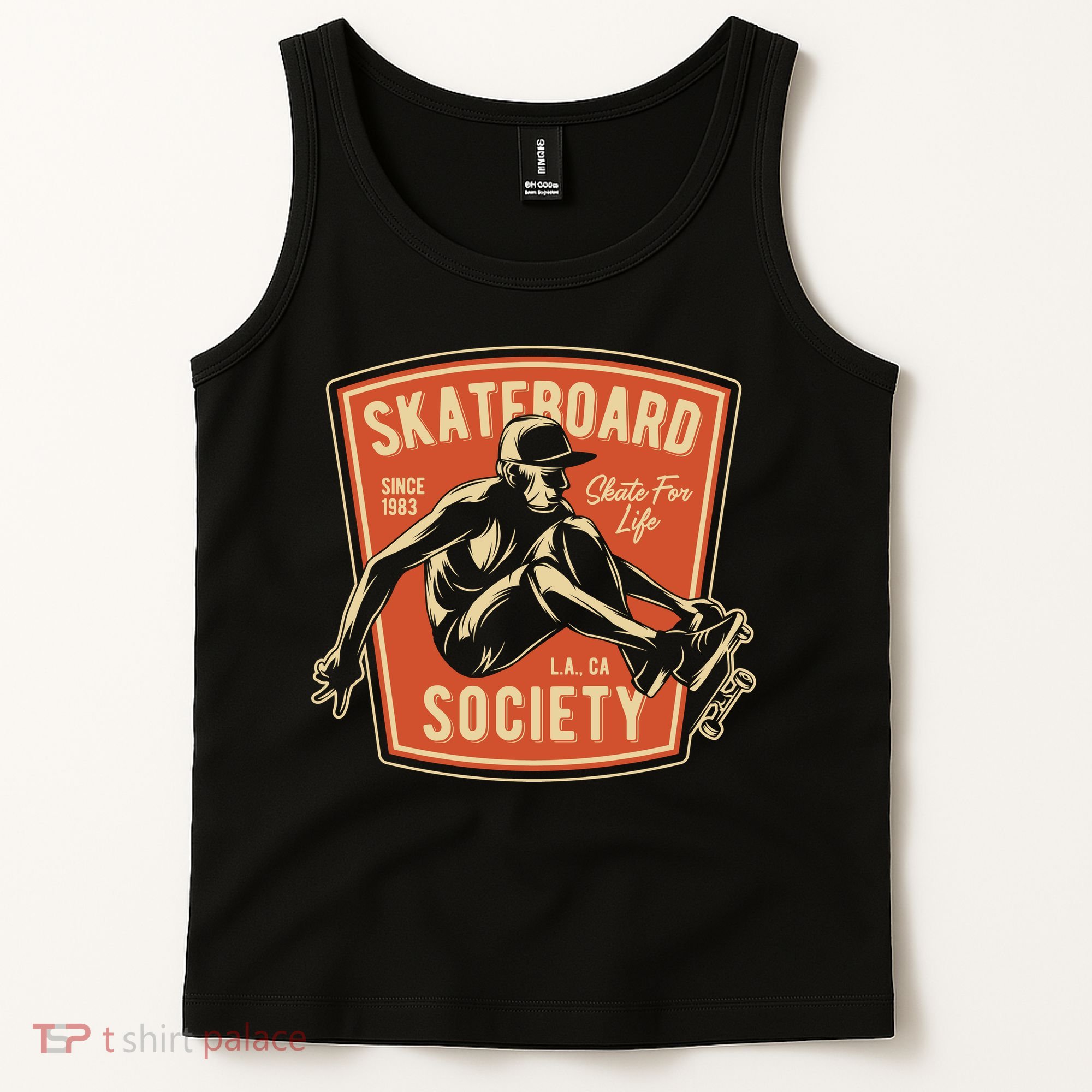 Skate Skater Skateboard Skating Tank Top
