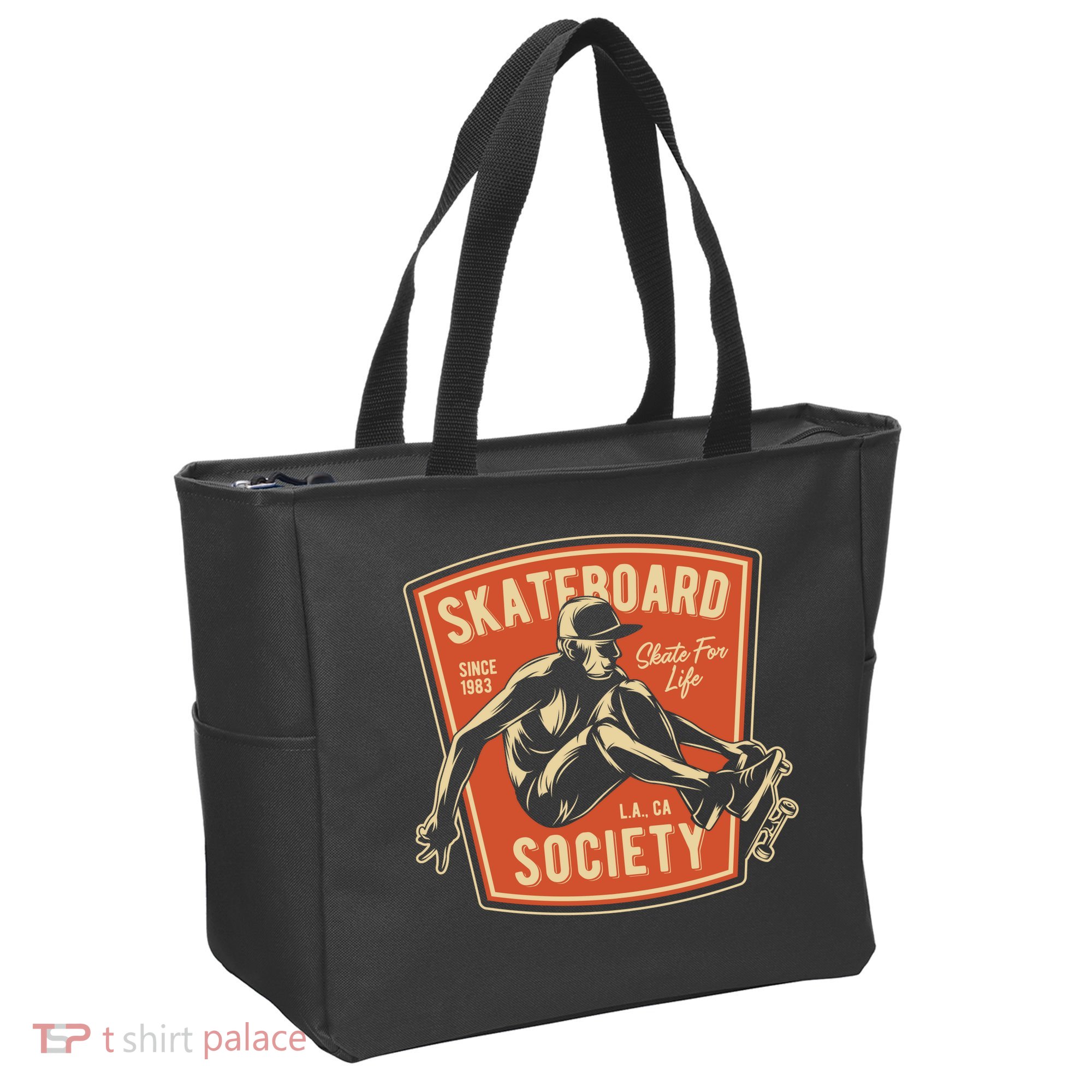 Skate Skater Skateboard Skating Tote Bag