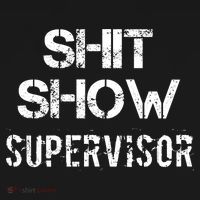 Shit Show Supervisor Funny Mom Boss Manager Teacher Gift Kids Long Sleeve Shirt thumb 2