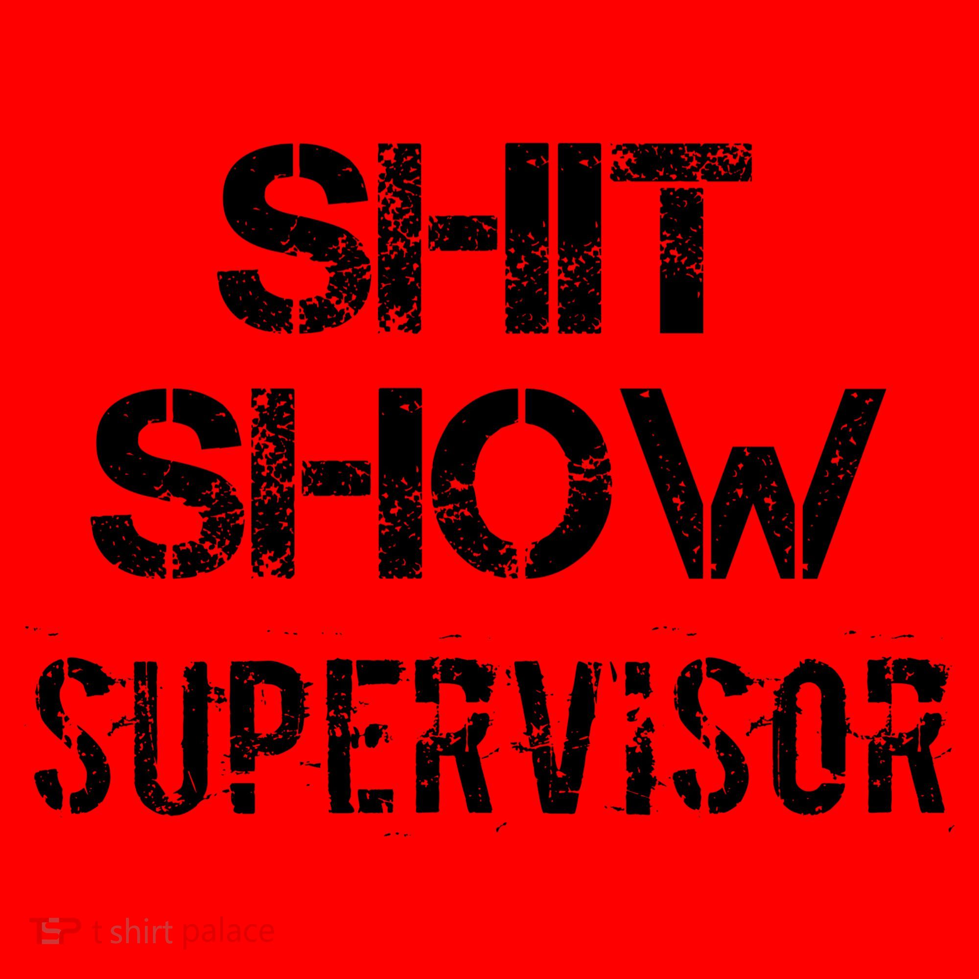 Shit Show Supervisor Funny Mom Boss Manager Teacher Gift Santa Hat