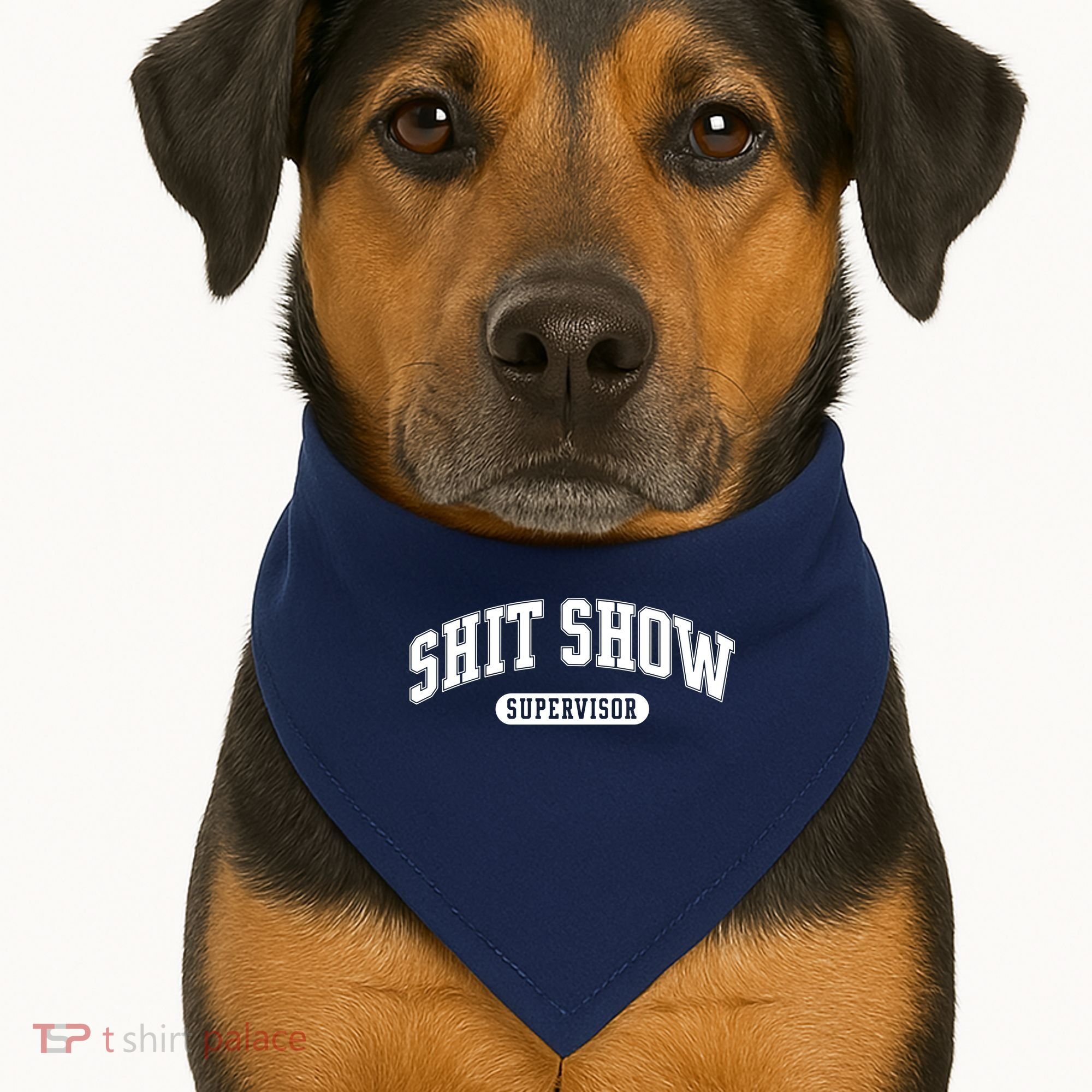 Shit Show Supervisor USA-Made Doggie Bandana