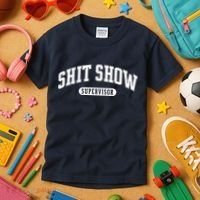 Shit Show Supervisor Kids T-Shirt thumb 3