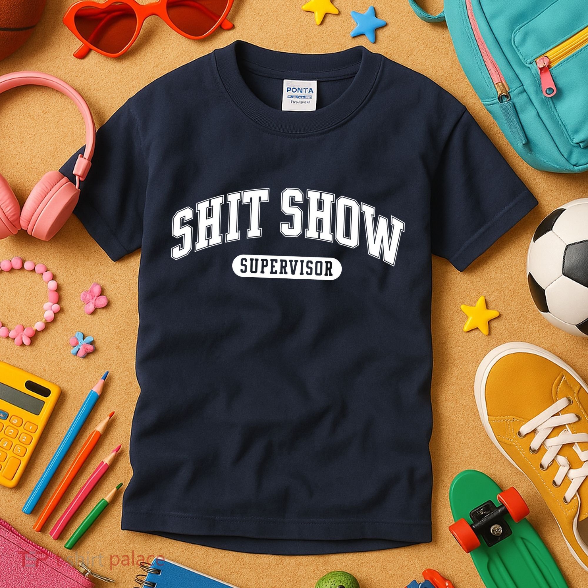 Shit Show Supervisor Kids T-Shirt